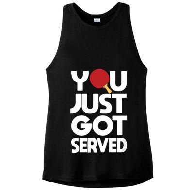 Table Tennis Shirts For Men Butterfly Ping Pong Tee Ladies PosiCharge Tri-Blend Wicking Tank