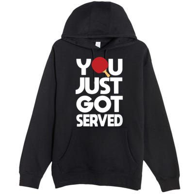 Table Tennis Shirts For Men Butterfly Ping Pong Tee Premium Pullover Hoodie