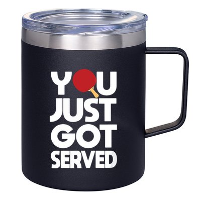 Table Tennis Shirts For Men Butterfly Ping Pong Tee 12oz Stainless Steel Coffee Mug