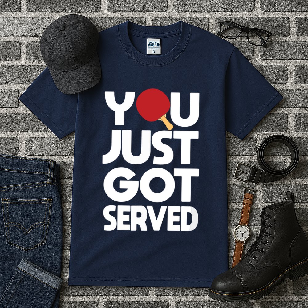 Table Tennis Shirts For Men Butterfly Ping Pong Tee Tall T-Shirt
