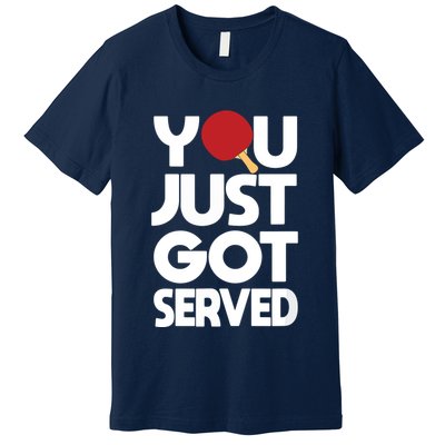 Table Tennis Shirts For Men Butterfly Ping Pong Tee Premium T-Shirt