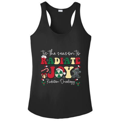 Tis The Season To Radiate Joy Radiation Oncology Christmas Ladies PosiCharge Competitor Racerback Tank