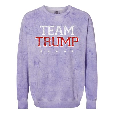 Team Trump Shirts Maga Trump Support Republican Colorblast Crewneck Sweatshirt