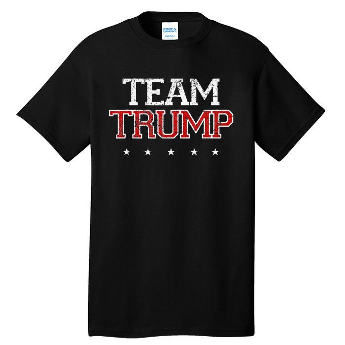 Team Trump Shirts Maga Trump Support Republican Tall T-Shirt