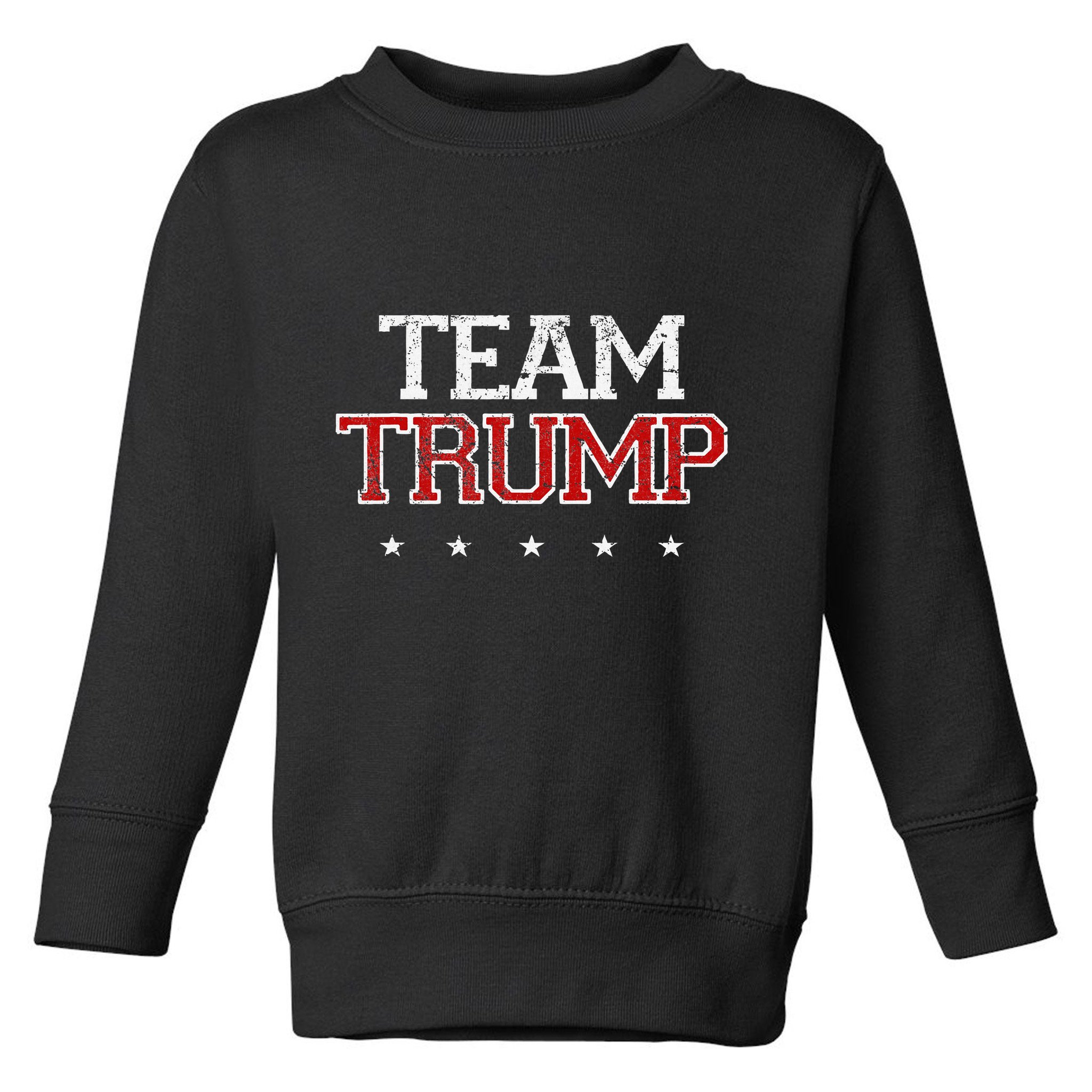 Team Trump Shirts Maga Trump Support Republican Toddler Sweatshirt