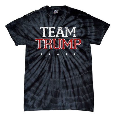 Team Trump Shirts Maga Trump Support Republican Tie-Dye T-Shirt