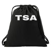 Tsa Transportation Security Administration Officer On Duty Drawstring Bag