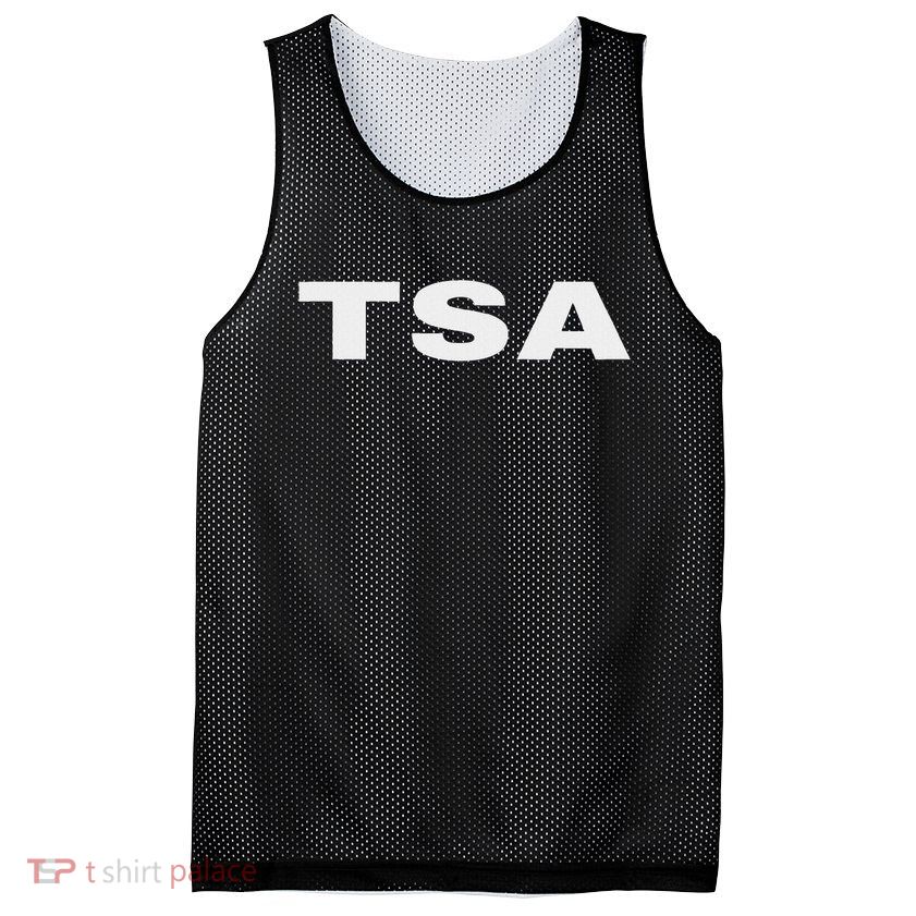 Tsa Transportation Security Administration Officer On Duty Mesh Reversible Basketball Jersey Tank