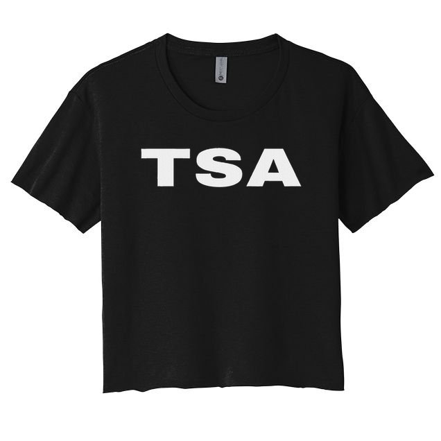 Tsa Transportation Security Administration Officer On Duty Crop Top