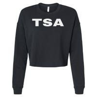 Tsa Transportation Security Administration Officer On Duty Cropped Pullover Crew