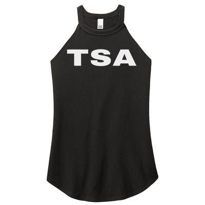 Tsa Transportation Security Administration Officer On Duty Women's Perfect Tri Rocker Tank