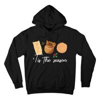 Tis The Season Christmas Mexican Concha Tamale Cafe De Olla Hoodie