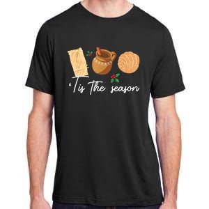 Tis The Season Christmas Mexican Concha Tamale Cafe De Olla Adult ChromaSoft Performance T-Shirt