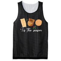 Tis The Season Christmas Mexican Concha Tamale Cafe De Olla Mesh Reversible Basketball Jersey Tank