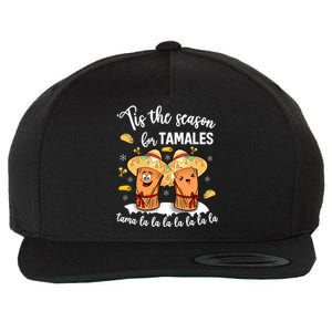 Tis The Season For Tamales Mexican Christmas Wool Snapback Cap