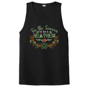 Tis The Season To Be A Heathen Pagan Christmas Winter Pjs Gift PosiCharge Competitor Tank