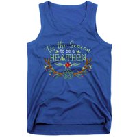 Tis The Season To Be A Heathen Pagan Christmas Winter Pjs Gift Tank Top