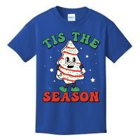 Tis The Season Tree Xmas Retro Christmas Family Kids T-Shirt