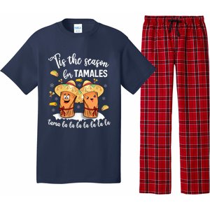 Tis The Season For Tamales Mexican Christmas Pajama Set