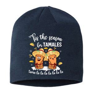 Tis The Season For Tamales Mexican Christmas Sustainable Beanie