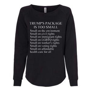 Trump Too Small Womens California Wash Sweatshirt