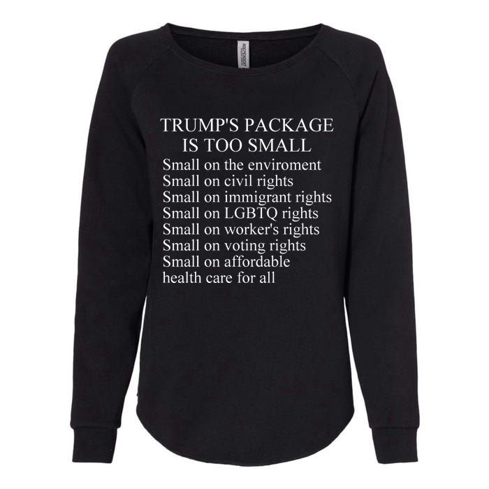 Trump Too Small Womens California Wash Sweatshirt