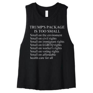 Trump Too Small Women's Racerback Cropped Tank