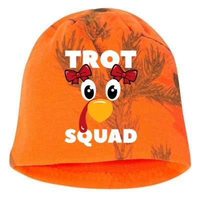 Turkey Trot Squad Thanksgiving Holiday Feast Harvest Gift Kati - Camo Knit Beanie