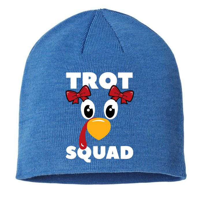 Turkey Trot Squad Thanksgiving Holiday Feast Harvest Gift Sustainable Beanie