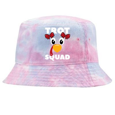 Turkey Trot Squad Thanksgiving Holiday Feast Harvest Gift Tie-Dyed Bucket Hat