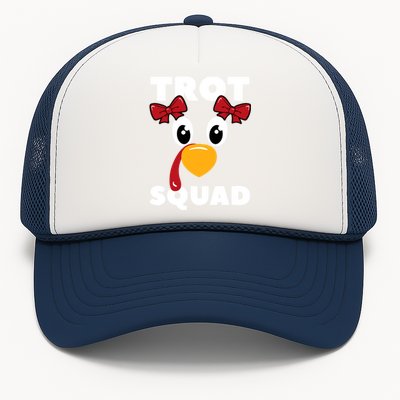 Turkey Trot Squad Thanksgiving Holiday Feast Harvest Gift Trucker Hat