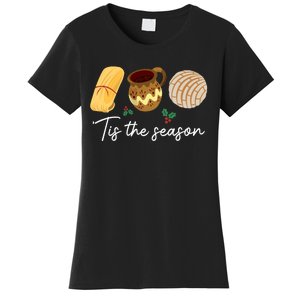 Tis The Season For Tamales Christmas Funny Mexican Women's T-Shirt