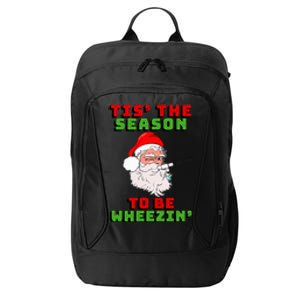 Tis The Season To Be Wheezin Respiratory Christmas Design City Backpack