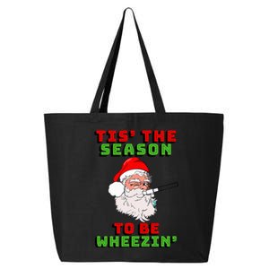 Tis The Season To Be Wheezin Respiratory Christmas Design 25L Jumbo Tote