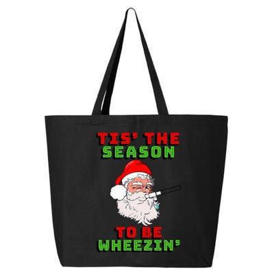 Tis The Season To Be Wheezin Respiratory Christmas Design 25L Jumbo Tote