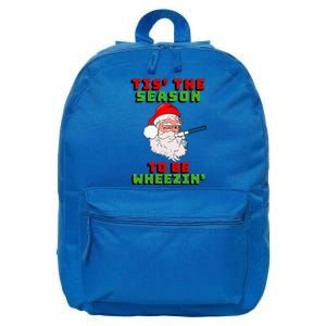 Tis The Season To Be Wheezin Respiratory Christmas Design 16 in Basic Backpack