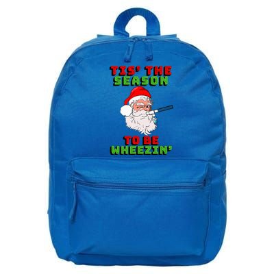 Tis The Season To Be Wheezin Respiratory Christmas Design 16 in Basic Backpack