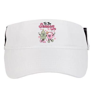 Tis The Season Christmas Jolly Cute Cozy Adult Drive Performance Visor