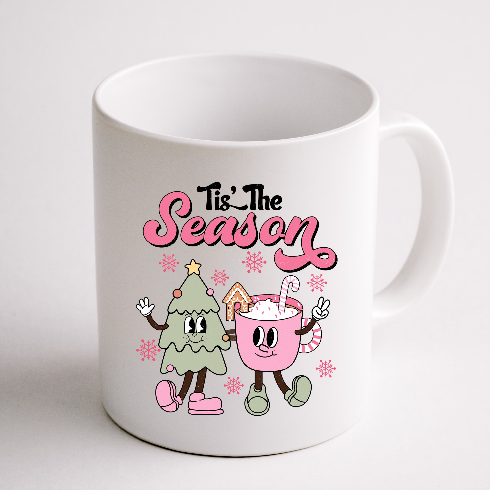 Tis The Season Christmas Jolly Cute Cozy Mug