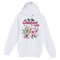 Tis The Season Christmas Jolly Cute Cozy Premium Pullover Hoodie