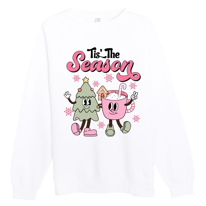 Tis The Season Christmas Jolly Cute Cozy Premium Crewneck Sweatshirt