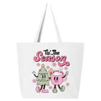 Tis The Season Christmas Jolly Cute Cozy 25L Jumbo Tote