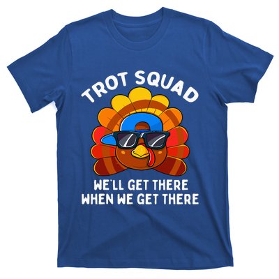 Turkey Trot Squad Funny Thanksgiving Running Costume T-Shirt