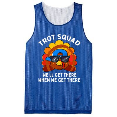 Turkey Trot Squad Funny Thanksgiving Running Costume Mesh Reversible Basketball Jersey Tank