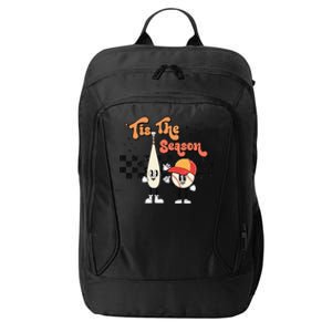 Tis The Season Baseball Game Day Sports Fan Baseball Lover City Backpack