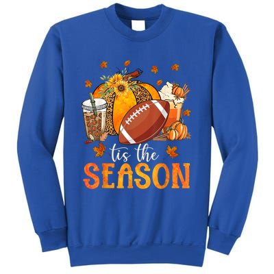 Tis The Season Football And Pumpkin Season Fall Vibes Gift Sweatshirt