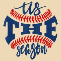 Tis The Season Baseball Softball Lovers Zip Tote Bag