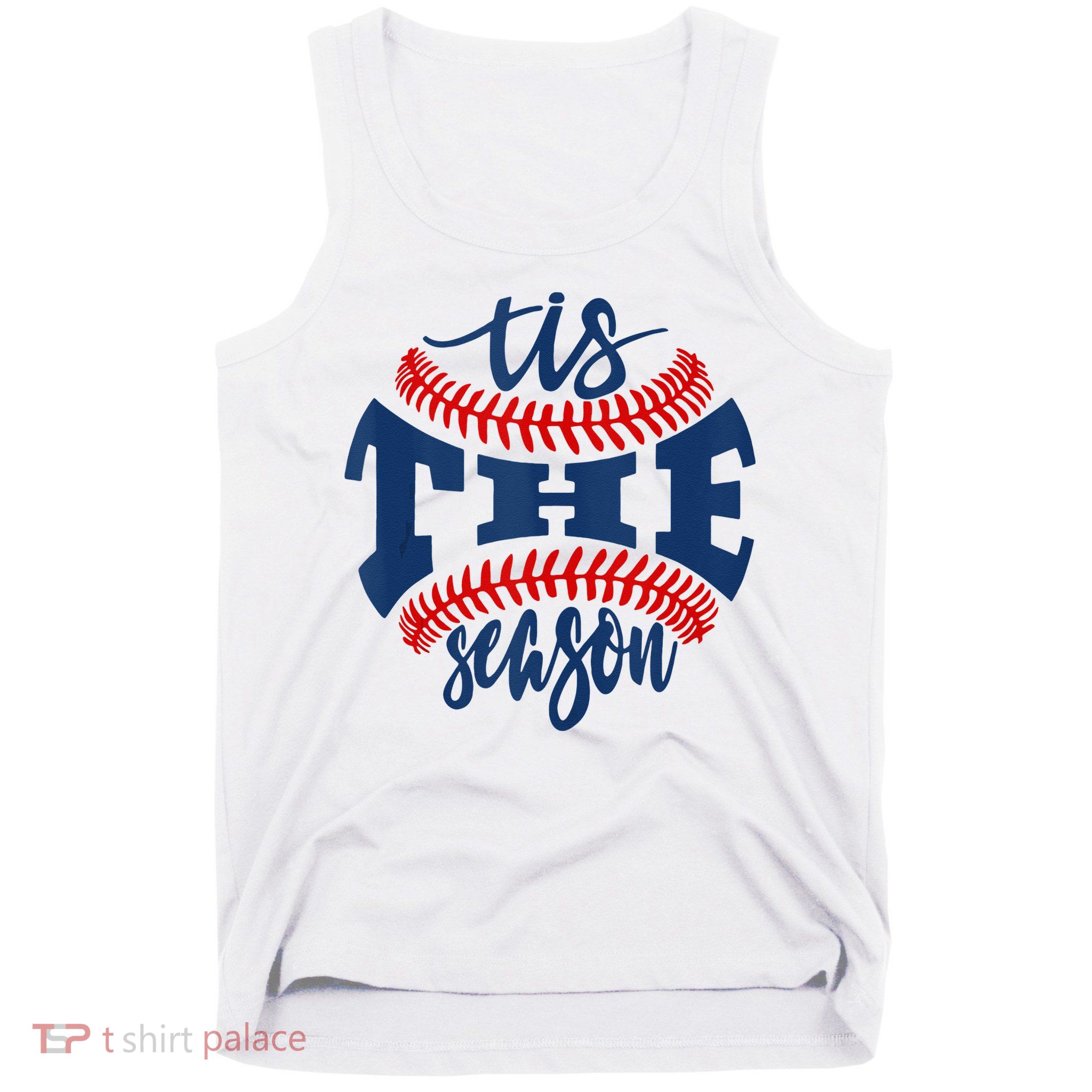 Tis The Season Baseball Softball Lovers Tank Top