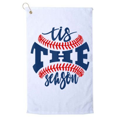 Tis The Season Baseball Softball Lovers Golf Towel