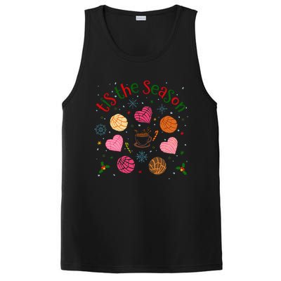 Tis The Season Pan Dulce Sweet Bread Funny Mexican Christmas PosiCharge Competitor Tank